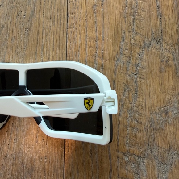 Ferrari Sunglasses — FZ 6010U — Matte White/Grey